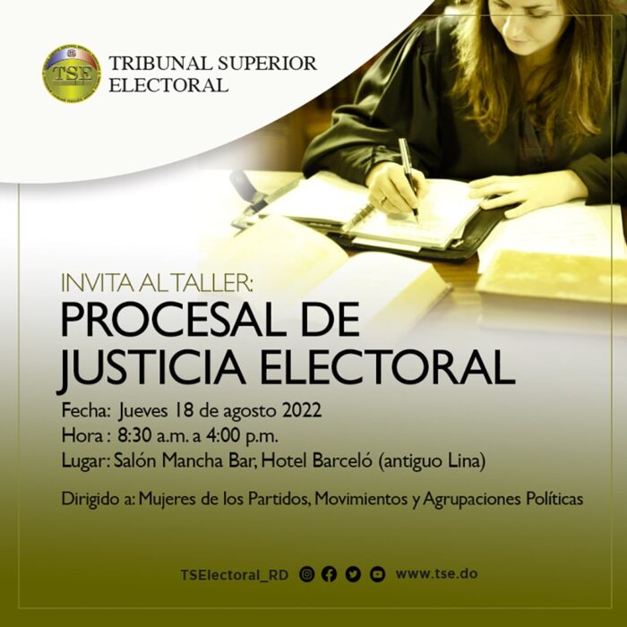 Formulario de Preinscripción Taller Derecho Procesal Electoral