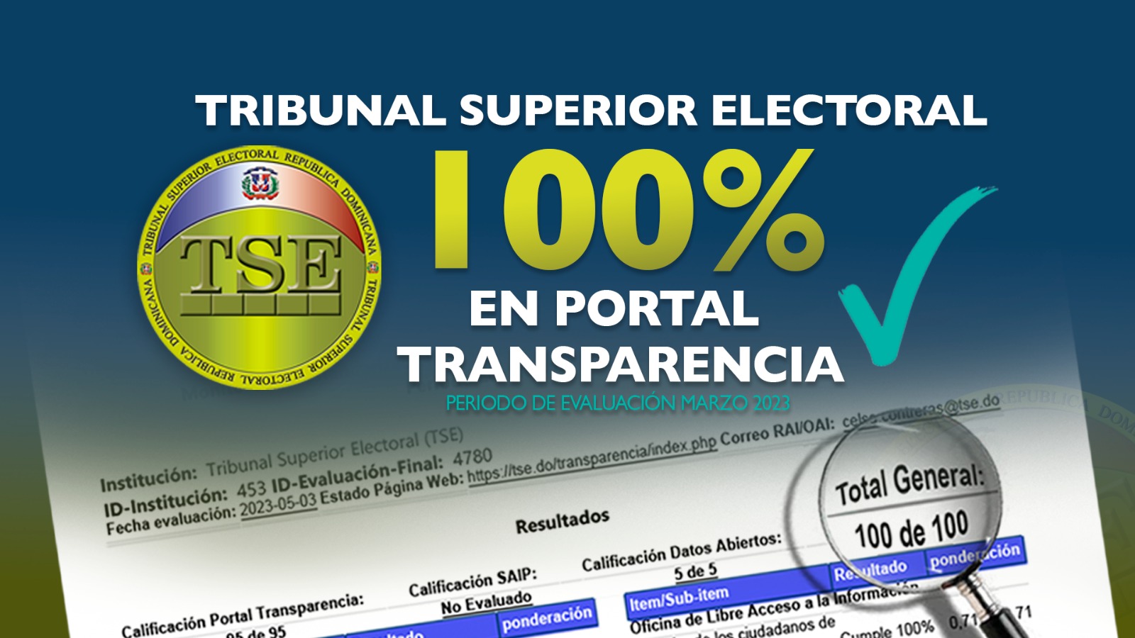 TSE Transparencia 100