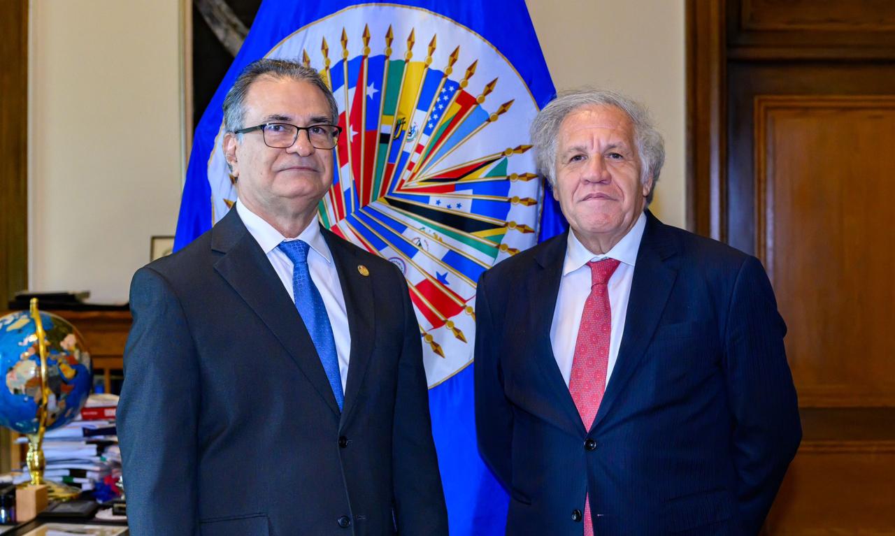 Presidente Tribunal Superior Electoral visita al secretario general de la OEA Luis Almagro
