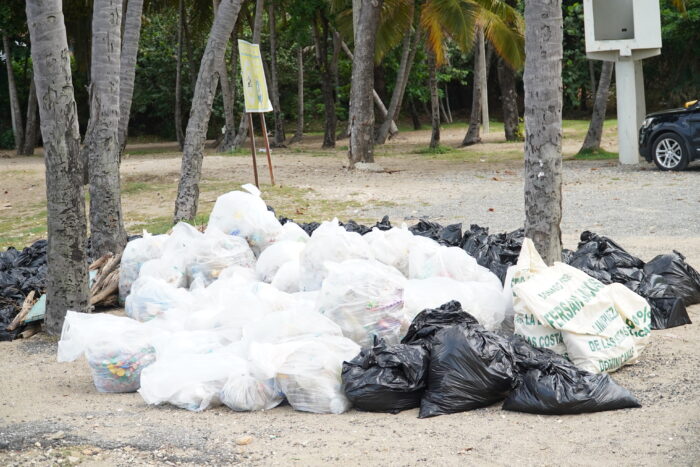 jornada de limpieza en playa Montesino
